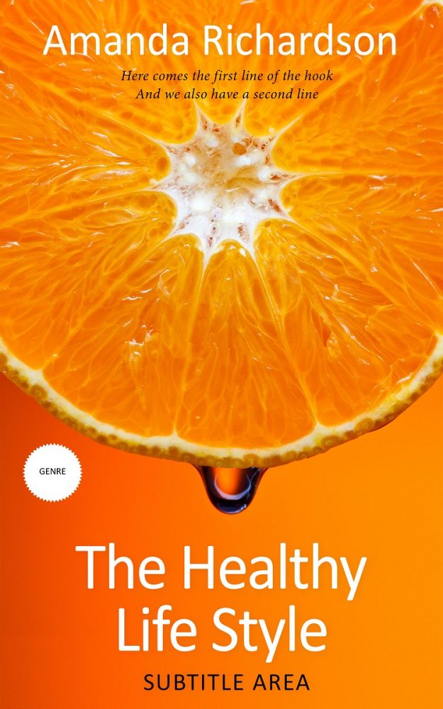 Front view of Chilean Fire #1811 - Premade Health & Dieting & Fitness Book Cover | BookCoverZone