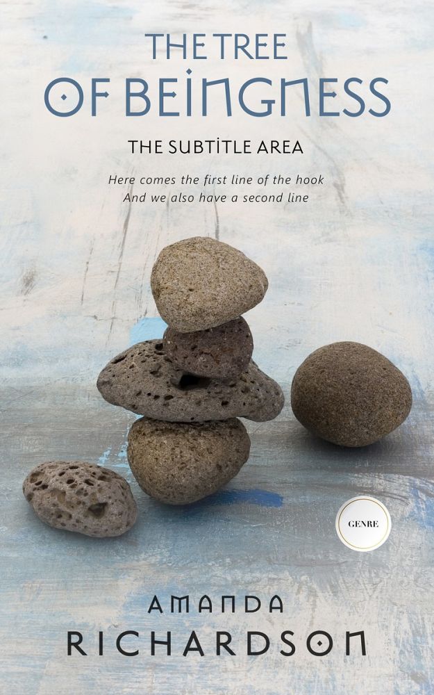 Front view of Pumice #1843 - Premade Self-Improvement & Self-Help Book Cover | BookCoverZone