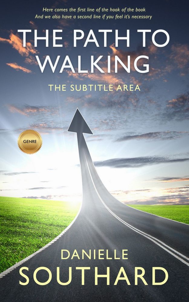 Front view of River Bed #1868 - Premade Business Book Cover | BookCoverZone
