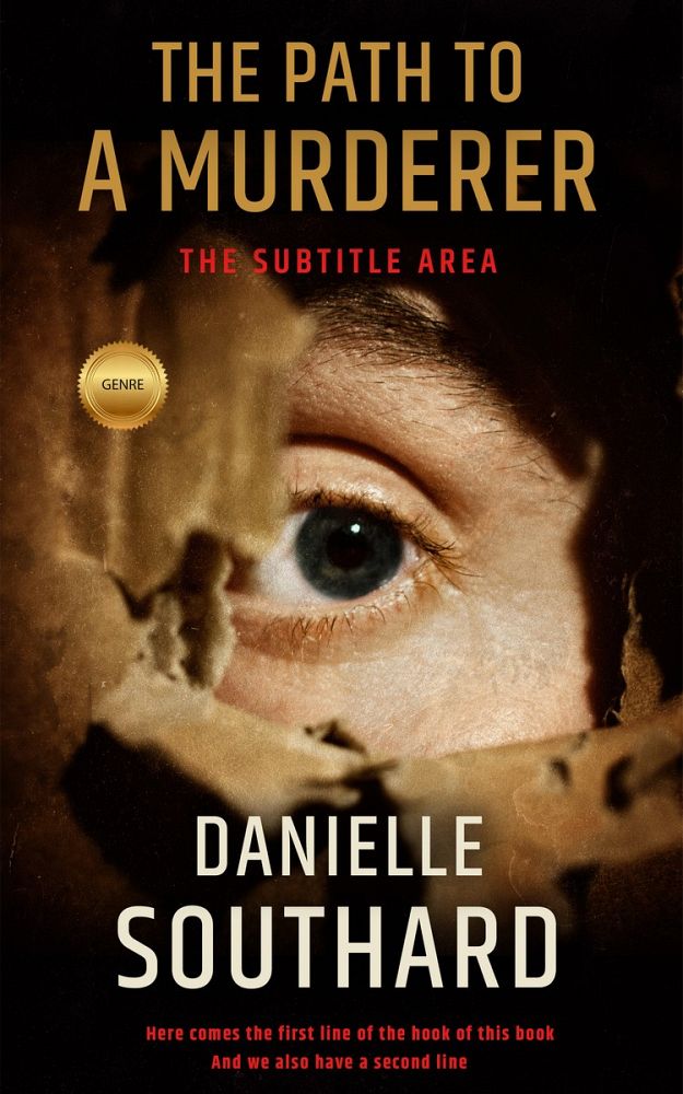 Front view of Crowshead #1889 - Premade Horror Book Cover | BookCoverZone