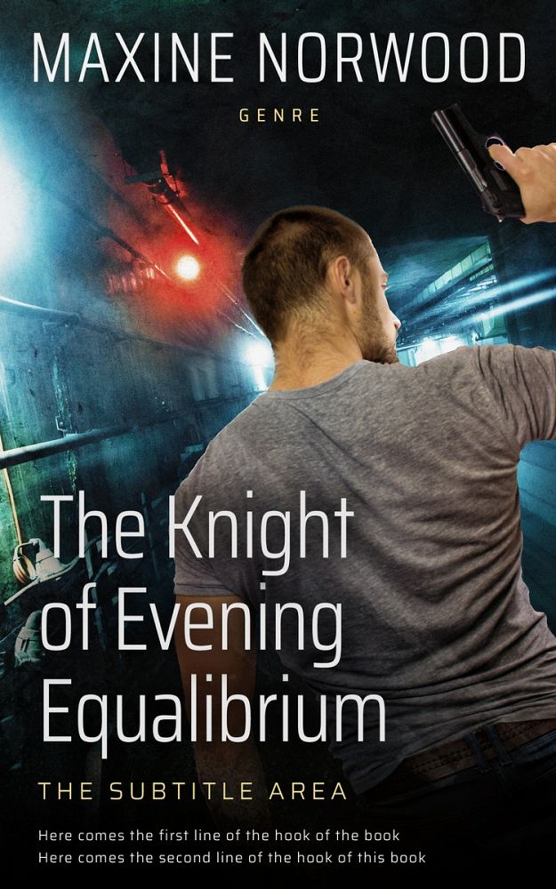 Front view of Shark #1990 - Premade Action & Adventure Book Cover | BookCoverZone