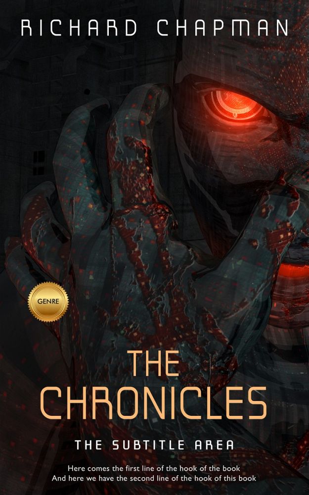 Front view of Cod Gray #2019 - Premade Science Fiction Book Cover | BookCoverZone