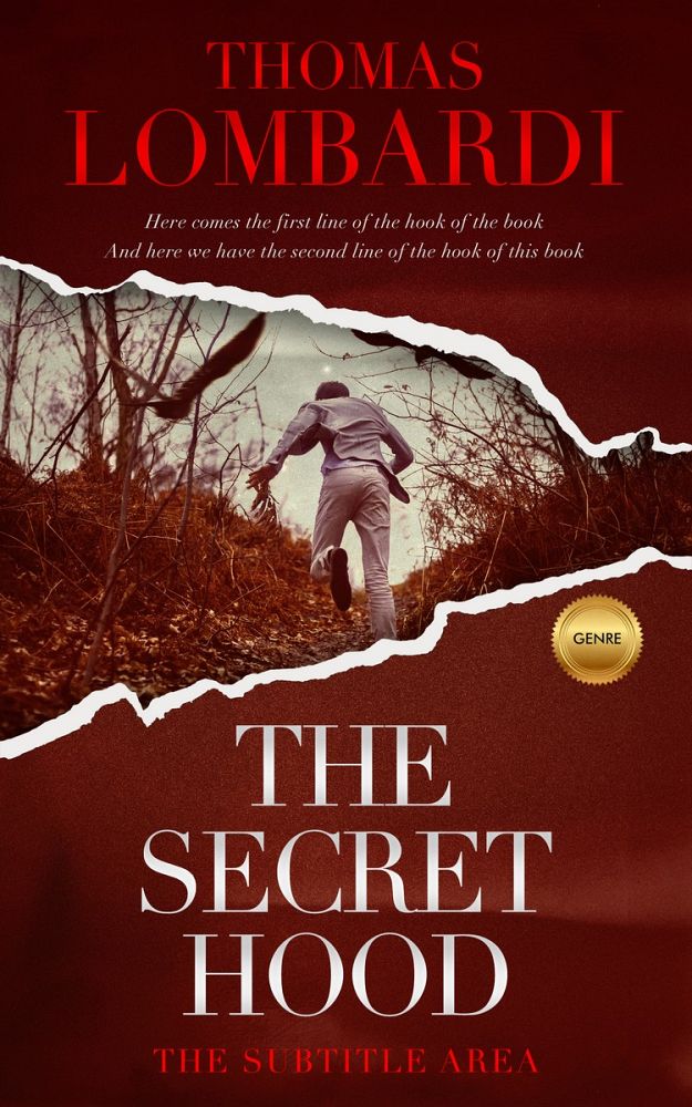 Front view of Van Cleef #2167 - Premade Horror Book Cover | BookCoverZone