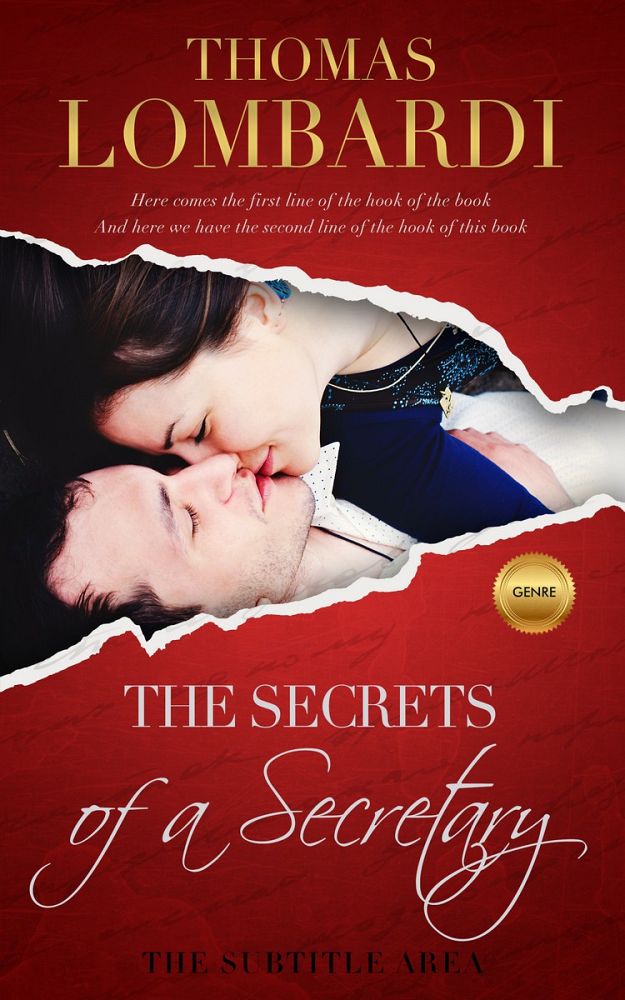 Front view of Falu Red #2172 - Premade Romance Book Cover | BookCoverZone