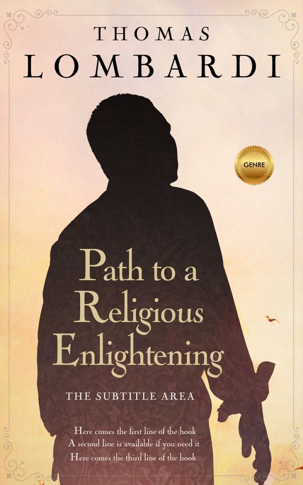 Front view of Sidecar #2206 - Premade Religion & Spirituality Book Cover | BookCoverZone