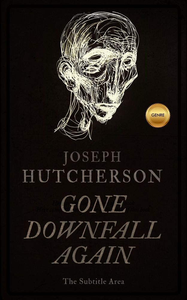 Front view of Asphalt #2257 - Premade Horror Book Cover | BookCoverZone