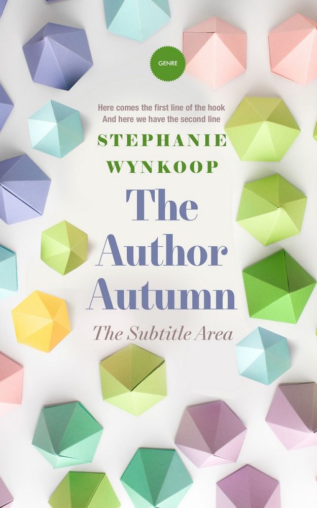 Front view of Westar #2315 - Premade Abstract Book Cover | BookCoverZone