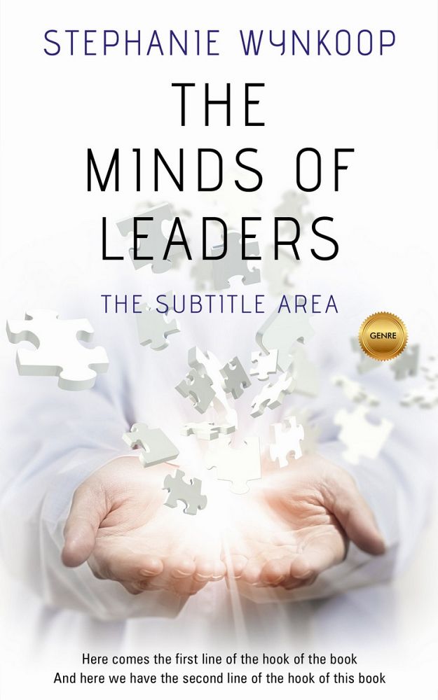 Front view of Ebb #2334 - Premade Education Book Cover | BookCoverZone