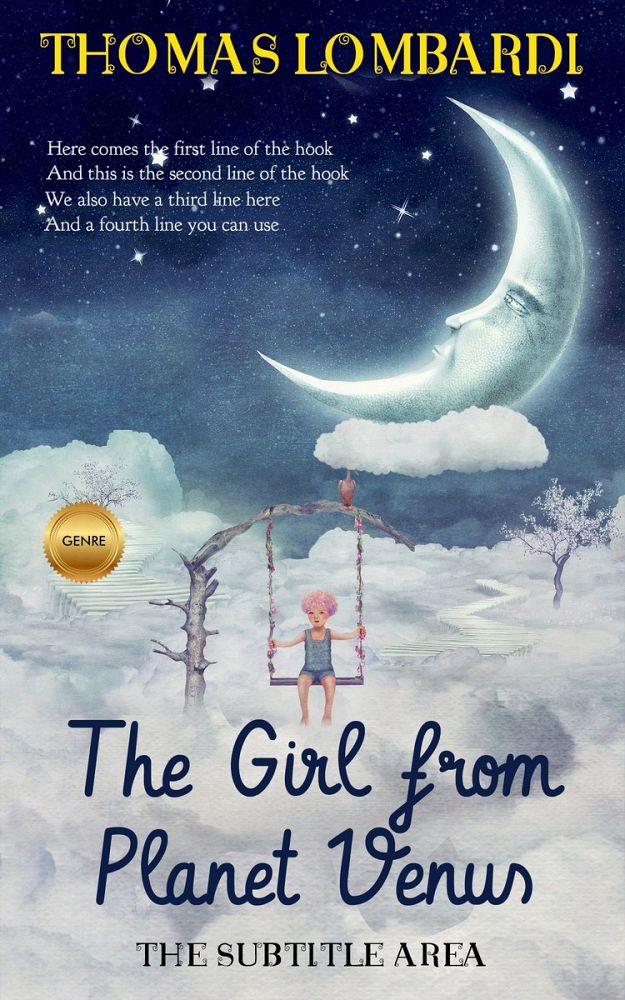 Front view of Silver Sand #2449 - Premade Children's Book Cover | BookCoverZone