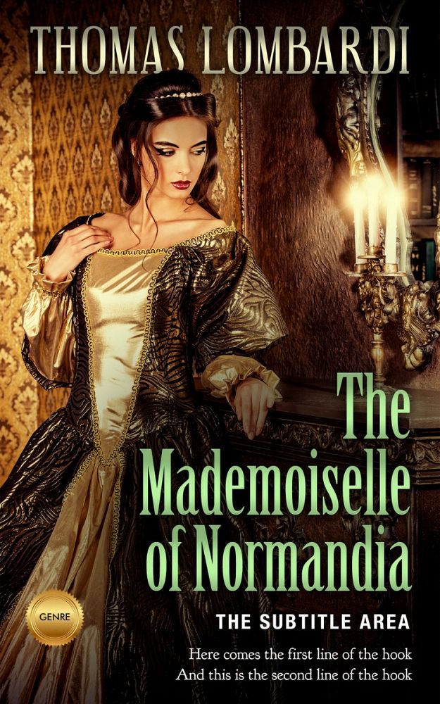 Front view of Laser #2457 - Premade Royal Romance Book Cover | BookCoverZone