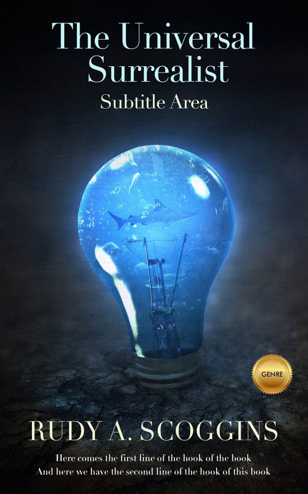 Front view of Mirage #2522 - Premade Surreal Book Cover | BookCoverZone