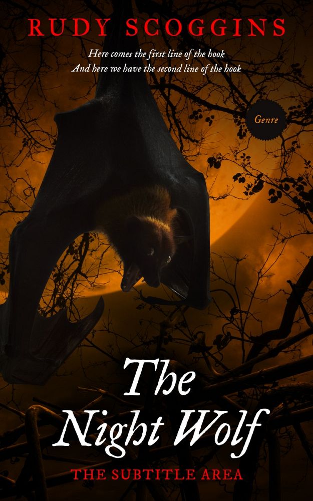 Front view of Crowshead #2578 - Premade Horror Book Cover | BookCoverZone