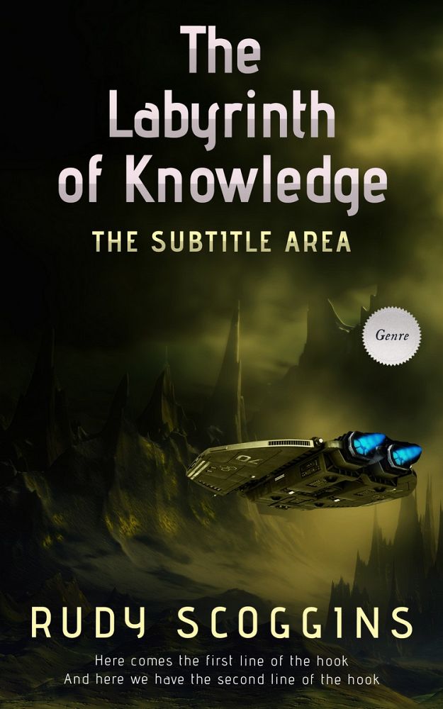 Front view of Eternity #2584 - Premade Science Fiction Book Cover | BookCoverZone