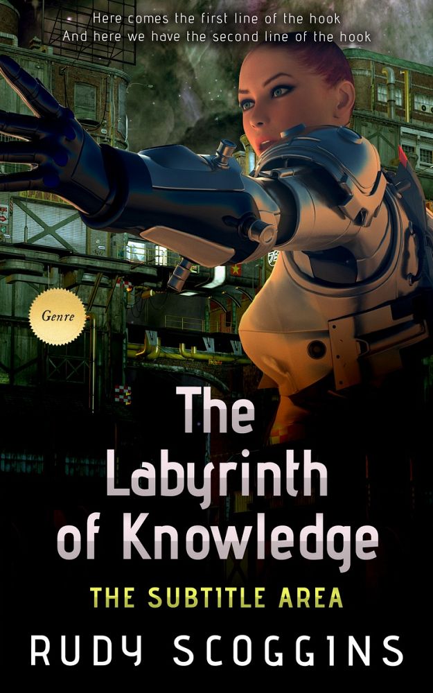 Front view of Log Cabin #2587 - Premade Science Fiction Book Cover | BookCoverZone