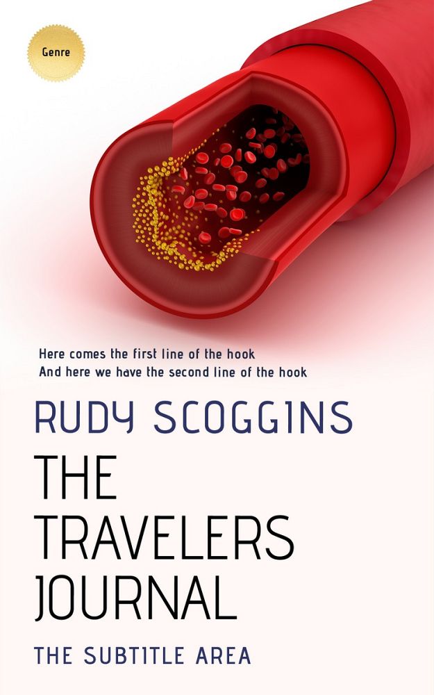 Front view of Tall Poppy #2598 - Premade Medical Book Cover | BookCoverZone