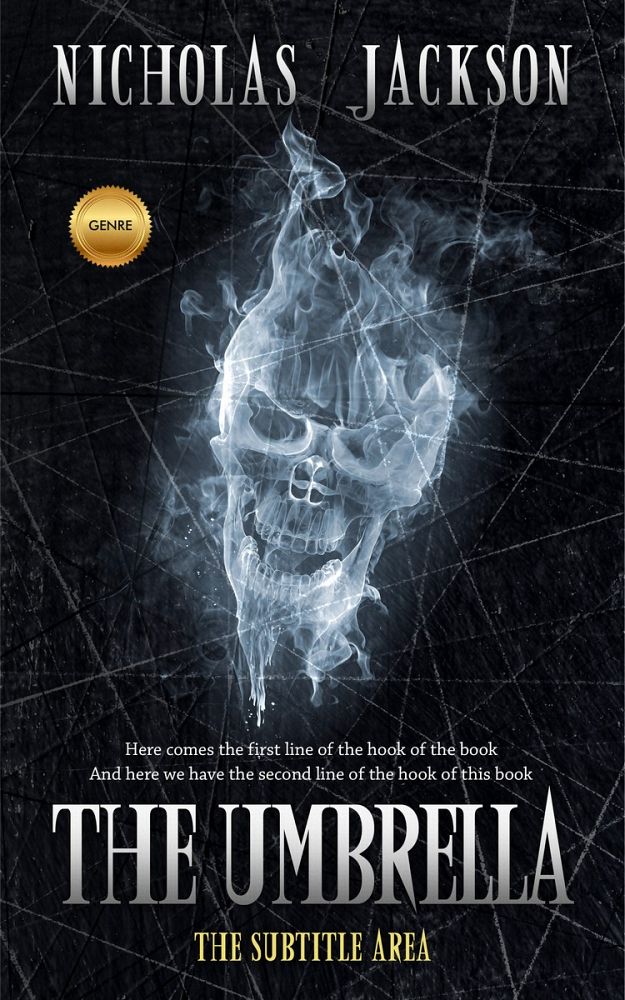 Front view of Woodsmoke #2639 - Premade Horror Book Cover | BookCoverZone