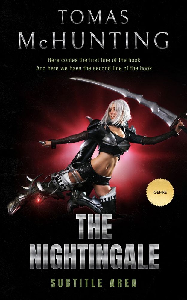 Front view of Quicksand #2943 - Premade Fantasy Book Cover | BookCoverZone
