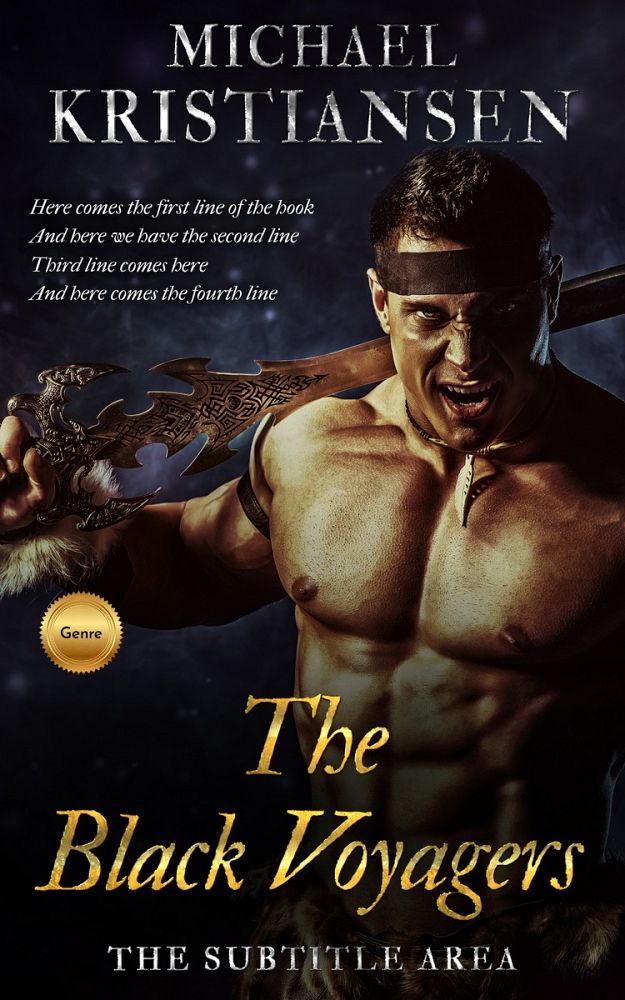 Front view of Cod Gray #3014 - Premade Historical Book Cover | BookCoverZone