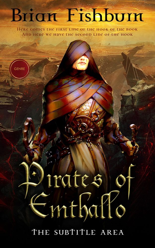 Front view of Tussock #3037 - Premade Fantasy Book Cover | BookCoverZone