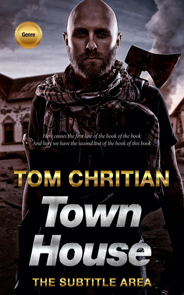 Front view of Malta #3060 - Premade Apocalyptica Book Cover | BookCoverZone