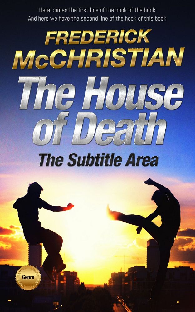 Front view of Steel Gray #3063 - Premade Action & Adventure Book Cover | BookCoverZone
