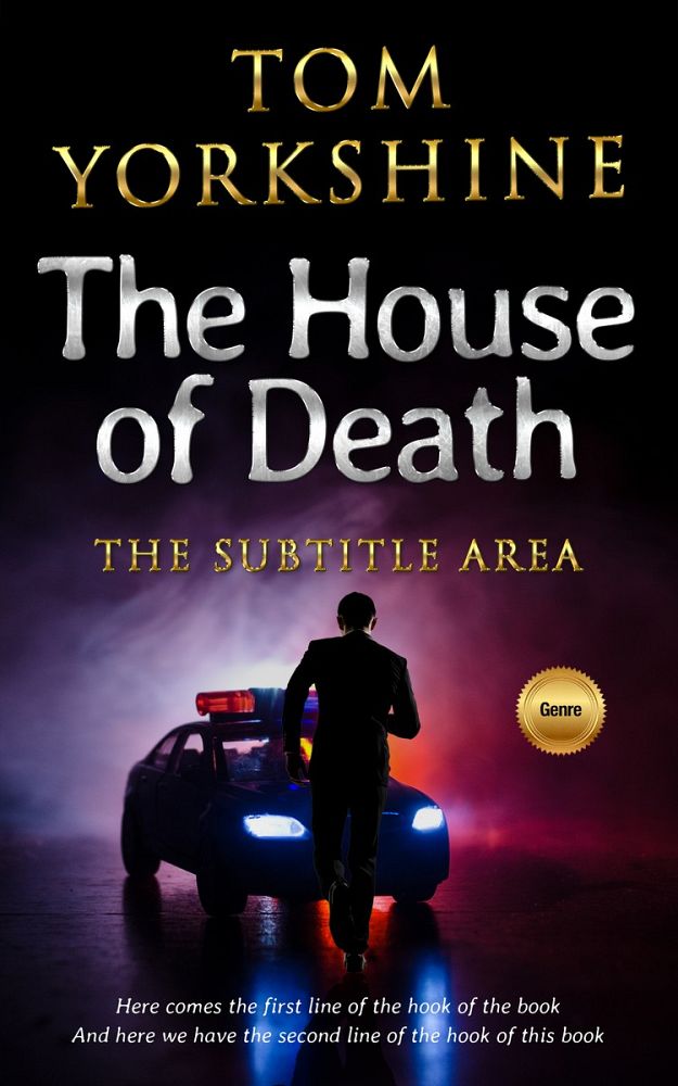 Front view of Thatch #3067 - Premade Action & Adventure Book Cover | BookCoverZone