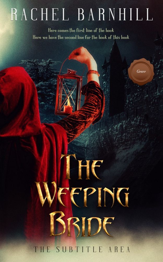 Front view of Antique Brass #3454 - Premade Mystery & Thriller & Suspense Book Cover | BookCoverZone