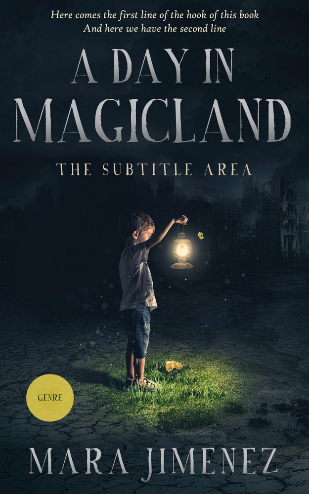 Front view of Mirage #3537 - Premade Children's Book Cover | BookCoverZone