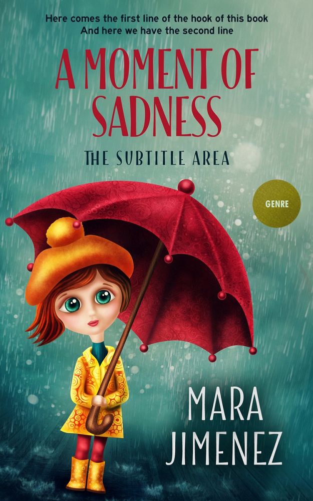 Front view of Patina #3543 - Premade Children's Book Cover | BookCoverZone