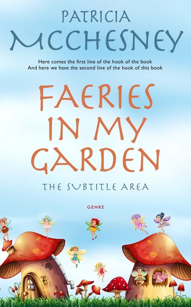 Front view of Mint Tulip #3684 - Premade Children's Book Cover | BookCoverZone