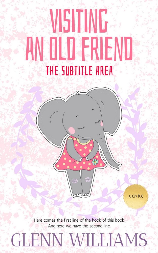 Front view of Lola #3689 - Premade Children's Book Cover | BookCoverZone