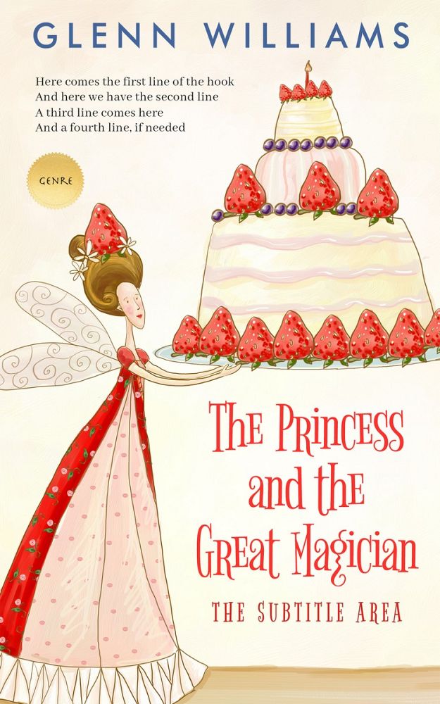 Front view of Linen #3701 - Premade Children's Book Cover | BookCoverZone