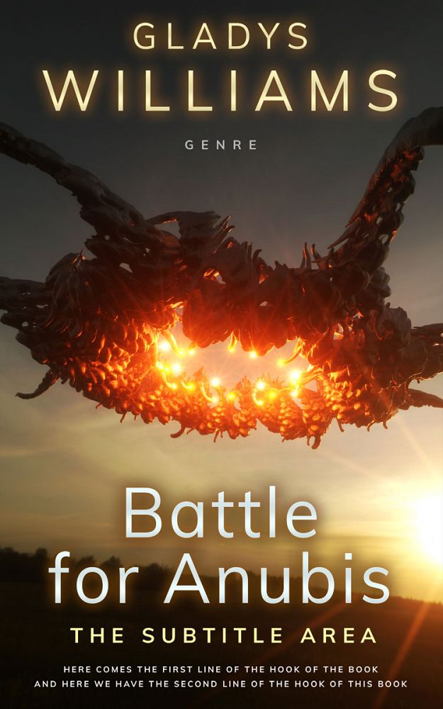 Front view of Bistre #3754 - Premade Science Fiction Book Cover | BookCoverZone