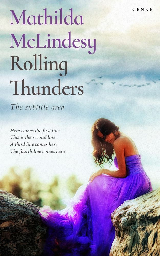Front view of Nebula #3823 - Premade Romance Book Cover | BookCoverZone