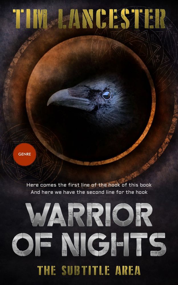 Front view of Cocoa Brown #3947 - Premade Horror Book Cover | BookCoverZone