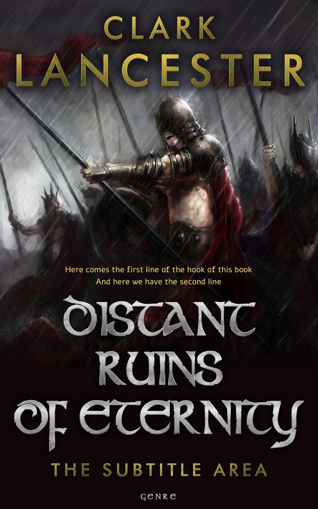 Front view of Cocoa Brown #3979 - Premade Fantasy Book Cover | BookCoverZone