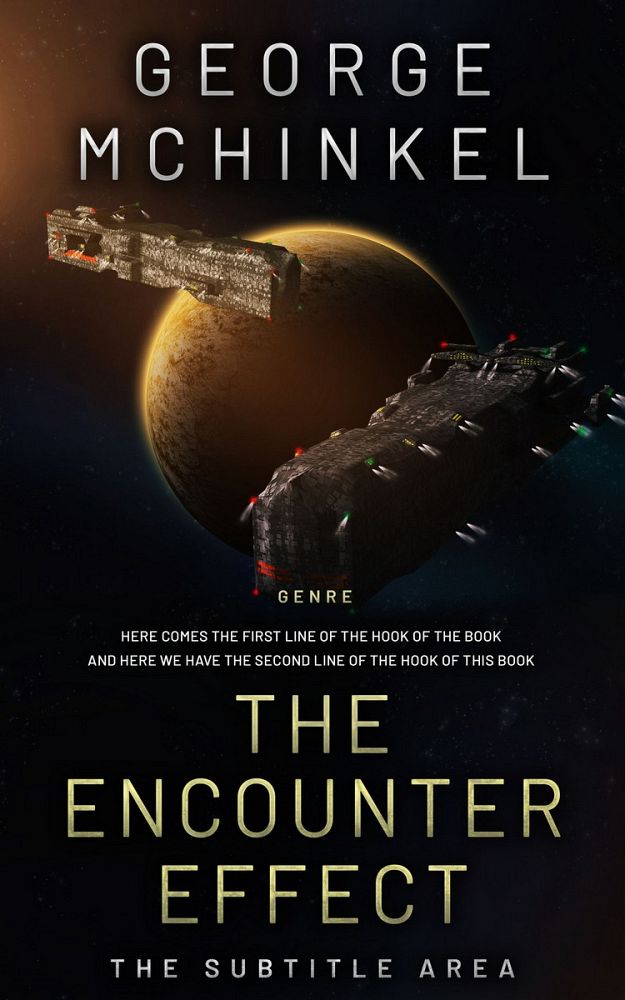 Front view of Cod Gray #4105 - Premade Science Fiction Book Cover | BookCoverZone