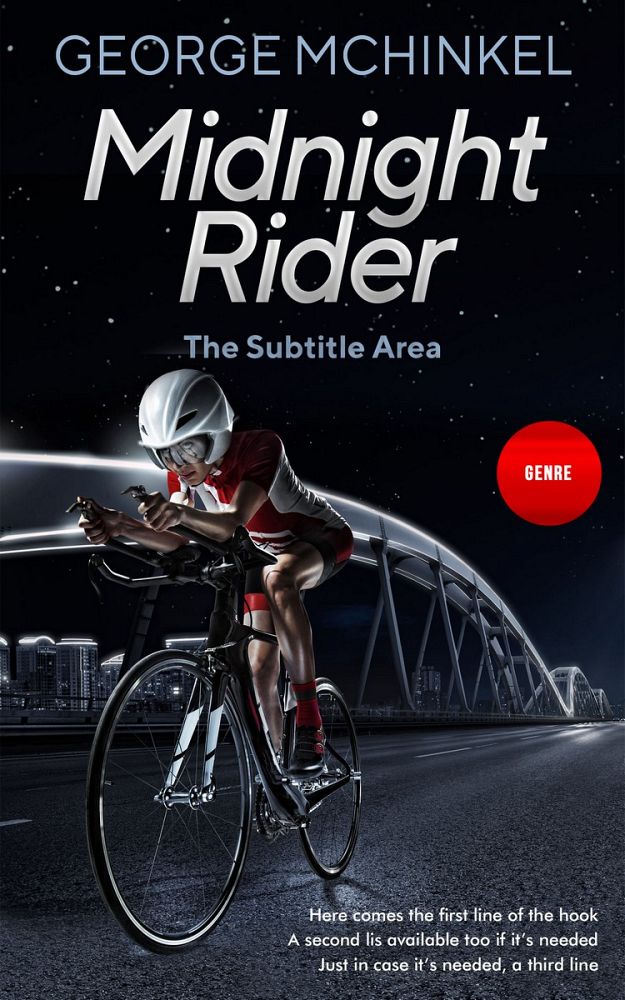 Front view of Cinder #4156 - Premade Sports & Fitness Book Cover | BookCoverZone
