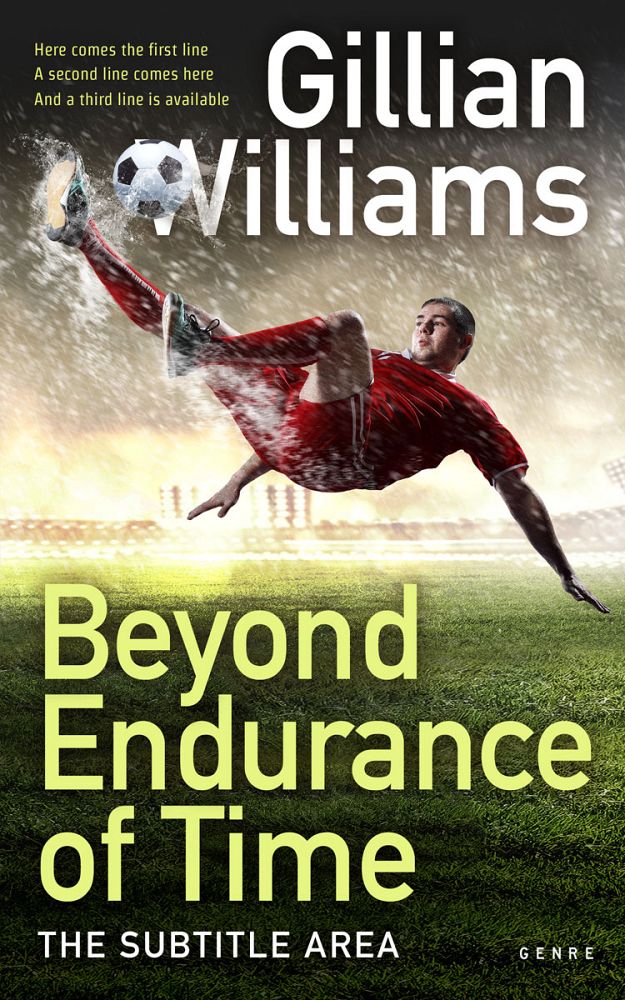 Front view of Hampton #4508 - Premade Sports & Fitness Book Cover | BookCoverZone