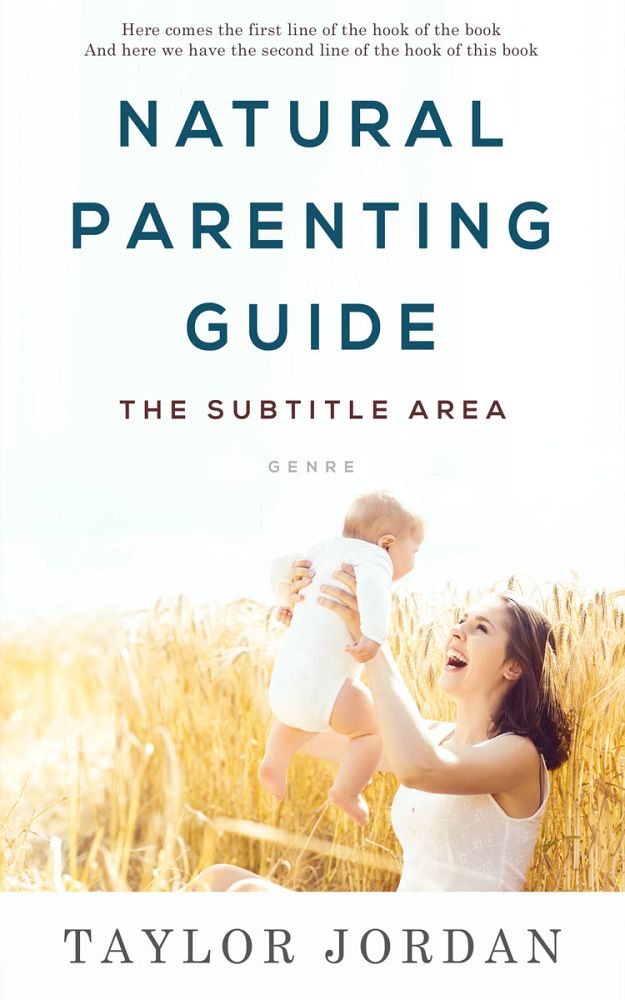 Front view of Merino #4524 - Premade Family & Parenting Book Cover | BookCoverZone
