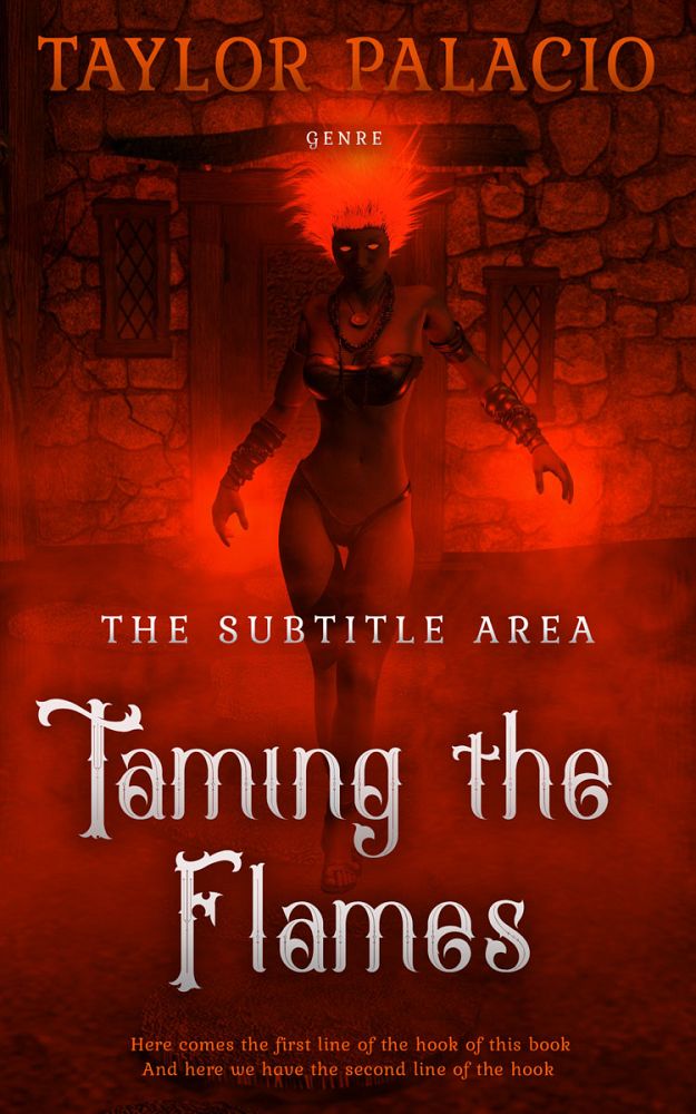 Front view of Red Oxide #4611 - Premade Fantasy Book Cover | BookCoverZone