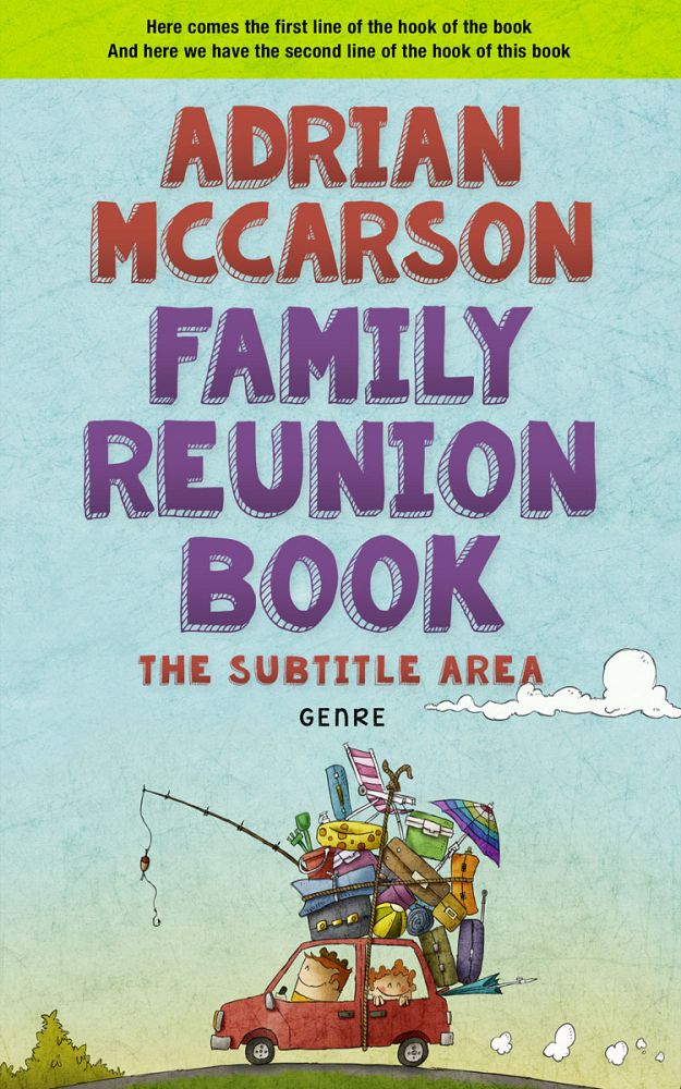 Front view of Jet Stream #4691 - Premade Family & Parenting Book Cover | BookCoverZone