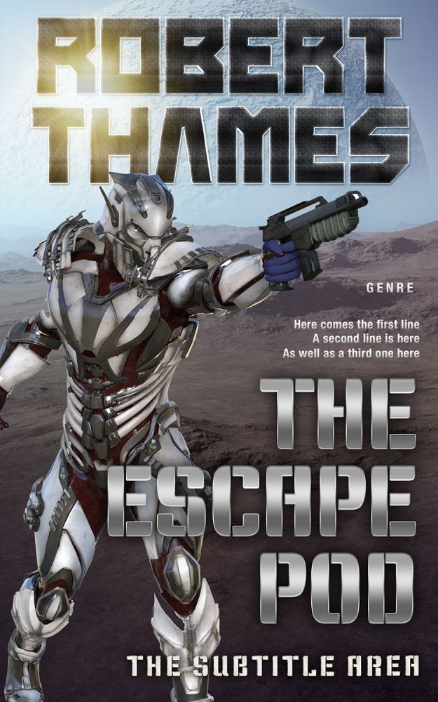 Front view of Tundora #4714 - Premade Science Fiction Book Cover | BookCoverZone