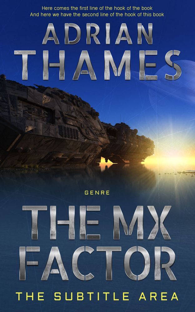 Front view of Cloud Burst #4728 - Premade Science Fiction Book Cover | BookCoverZone