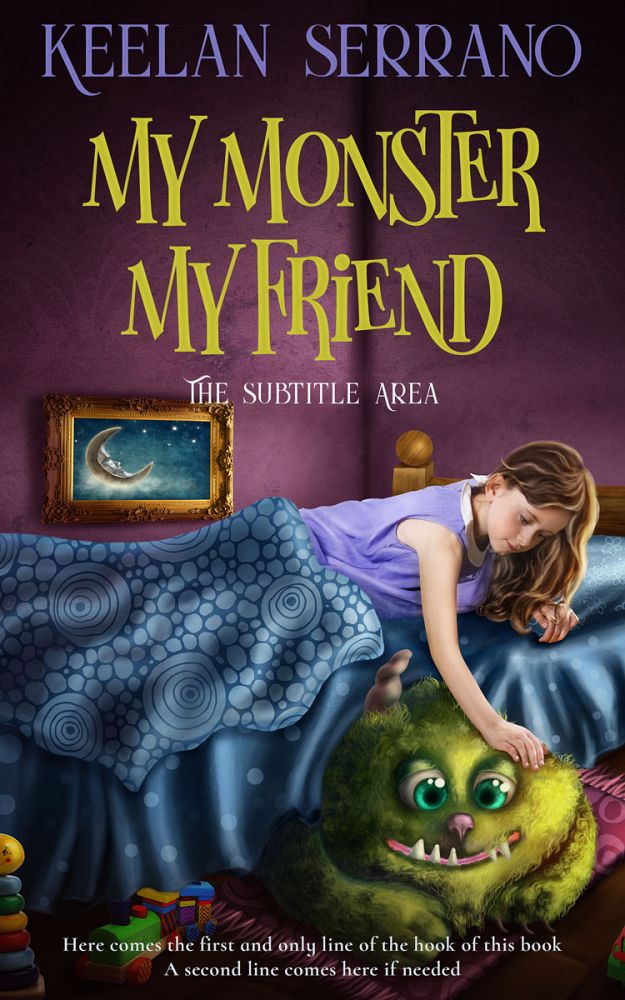 Front view of Baltic Sea #4870 - Premade Children's Book Cover | BookCoverZone