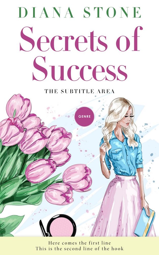 Front view of Swiss Coffee #5027 - Premade Chick Lit Book Cover | BookCoverZone