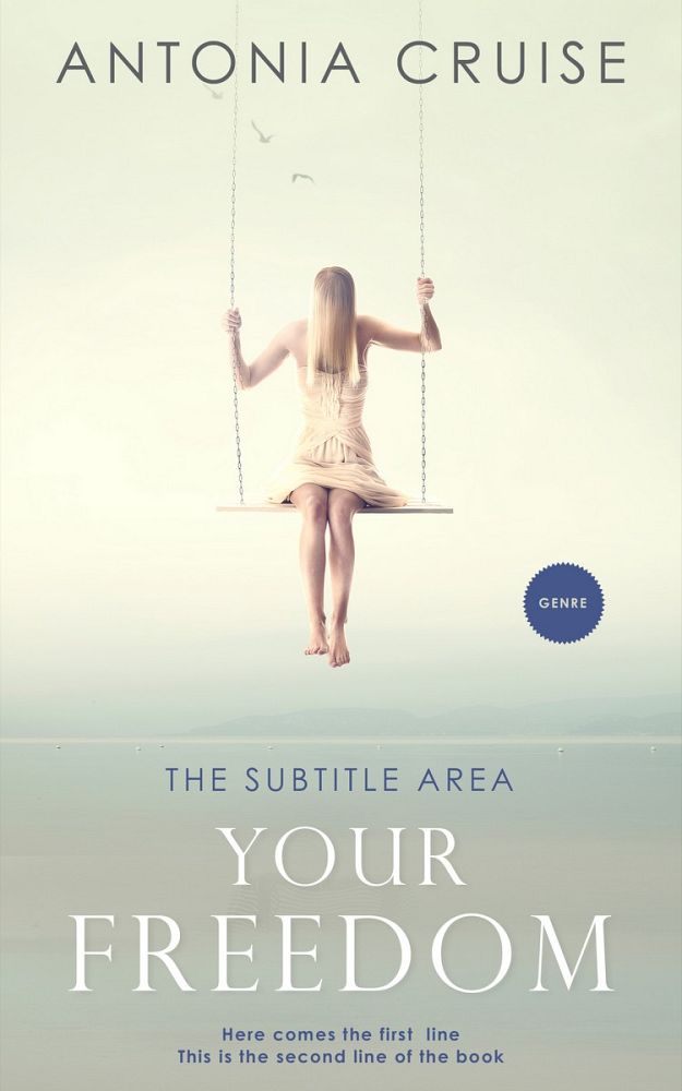 Front view of Moon Mist #5094 - Premade Self-Improvement & Self-Help Book Cover | BookCoverZone