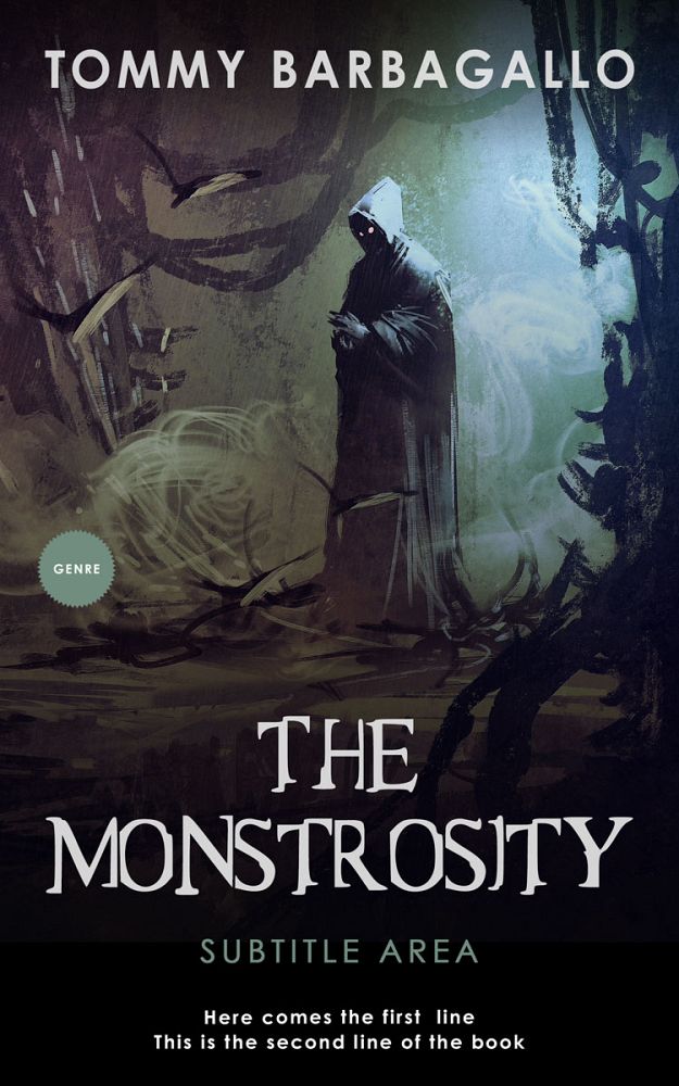 Front view of Baltic Sea #5158 - Premade Horror Book Cover | BookCoverZone