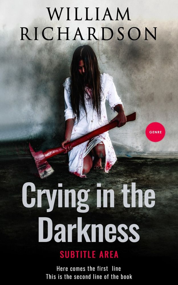 Front view of Swiss Coffee #5170 - Premade Horror Book Cover | BookCoverZone