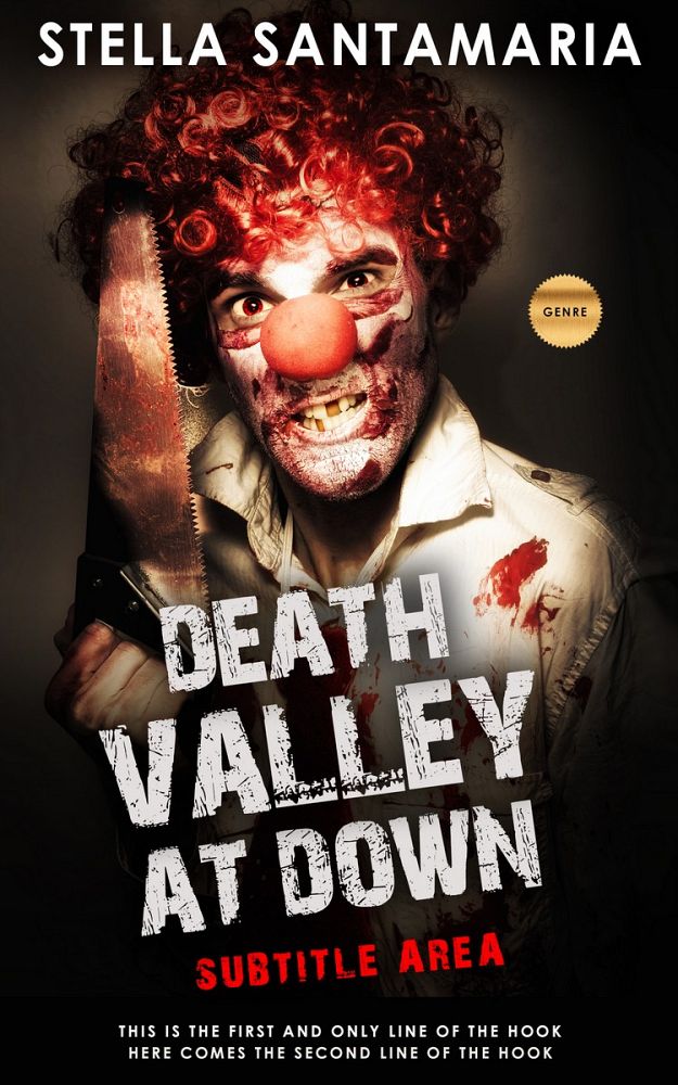 Front view of Cameo #5250 - Premade Horror Book Cover | BookCoverZone
